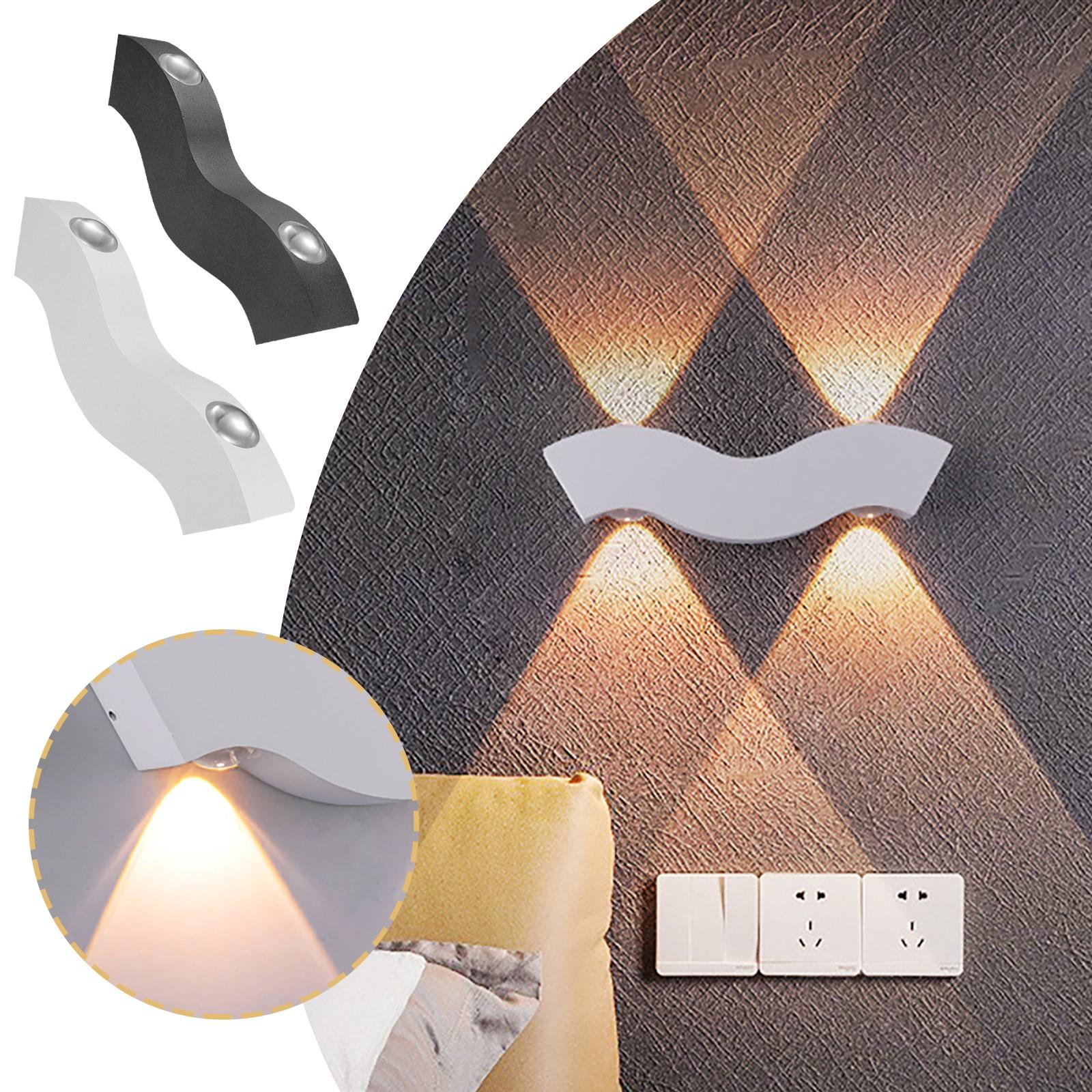 

Настенный светильник утреннего света, водонепроницаемая светодиодная лампа для квартиры, дома и улицы. Наружный всепогодный фасадный светильник светодиодный