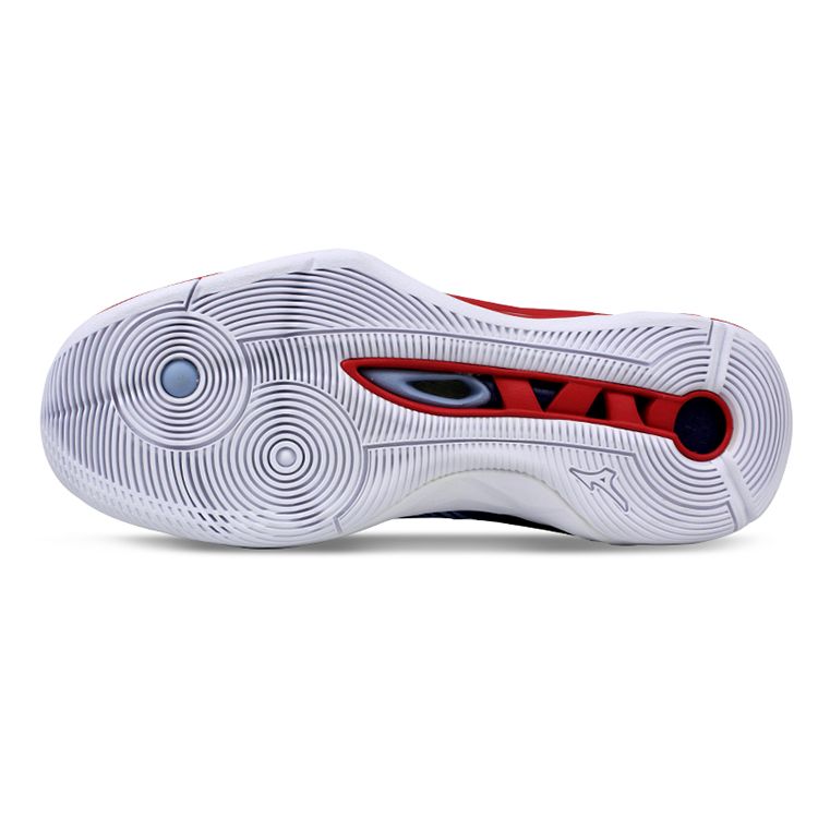 Mizuno Momentum Shock Absorption Non-Slip Durable Fit Low-Top Training Shoes Unisex Sneakers Blue Red V1GA191164