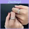 Fashionable Ins Inspired Copper Letter Ring For Women With Cool Aesthetic Design