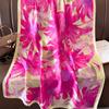 180X90CM Satin Finish Scarves Fashion  Style Beach Towel Luxury Print Dustproof Big Shawls Popular Sunscreen Silk Bandanna