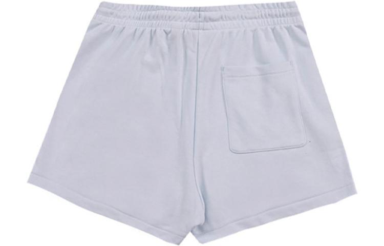 Converse Patch Realaxed Casual Shorts Women's Light Gray Blue Moderate 10024778-A01