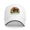 Pure Color Dad Hats Retro Raccoon Men's Hat Sun Visor Baseball Caps Raccoon Lover Peaked Cap