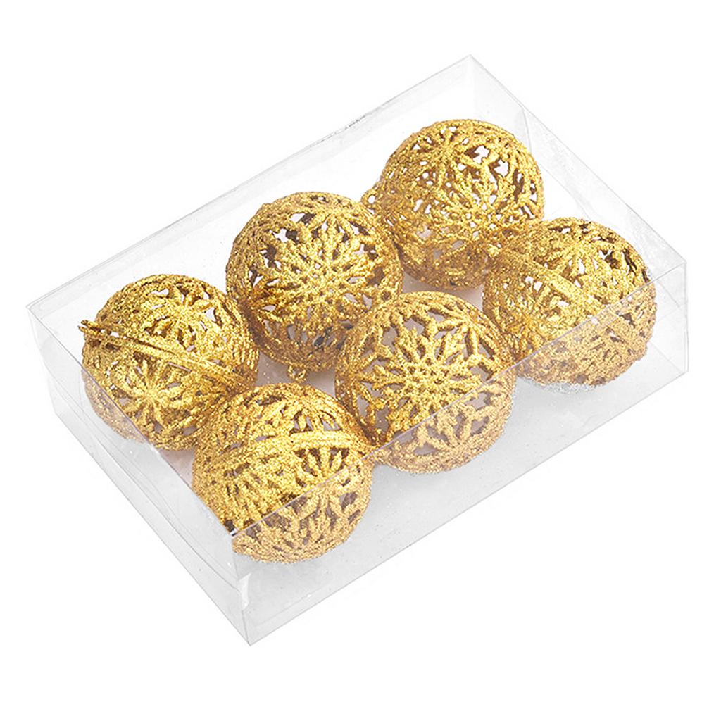 Weihnachtsdekoration Hängende Kugel Party-Arrangement Galvanisierte Kunststoffkugeln für Hotel Einkaufszentrum Schrank