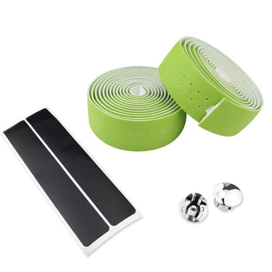 2 Buc. Benzi Ghidon Bicicletă Piele Sintetică Perforate Curele Mâner Accesorii Ciclism