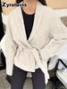 Long Sleeve Velvet Jacket for Women Autumn Winter Casual