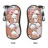 Custom Trendy Bubu Dudu Hot Cartoon Shell Eyeglasses Protector Cases Cool Sunglass Case Bear Glasses Bag