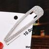 Rhinestone Crystal Snap Hair Clip Women Girls Hairgrips Party Prom Hair Jewellery Simple Hairpin