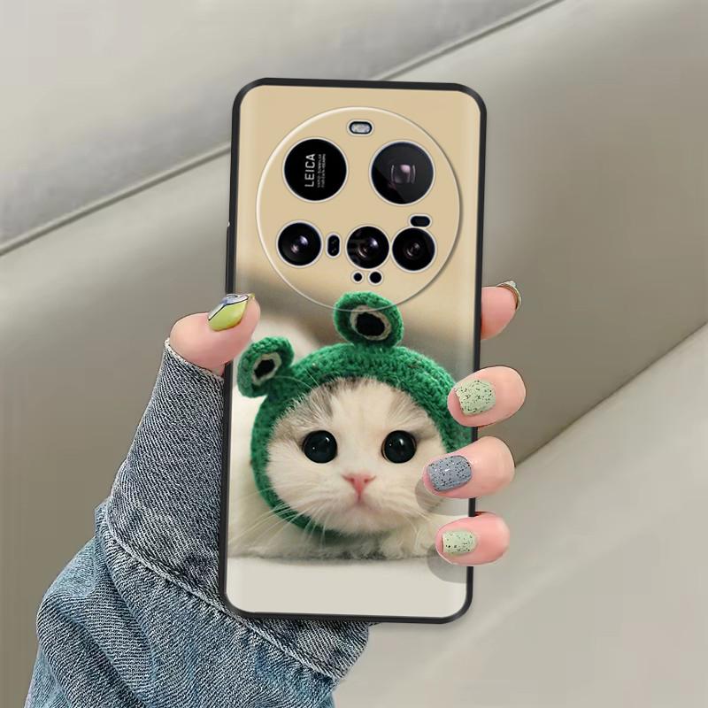For Xiaomi 15 Ultra Case Soft TPU Silicone Shockproof Cartoon Cat Lion Phone Cover For Xiaomi 15Ultra Phone Cases Xiaomi15 Ultra
