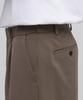 Musinsa Standard Loose Tapered Hidden Banding Crop Slacks [Light Brown]