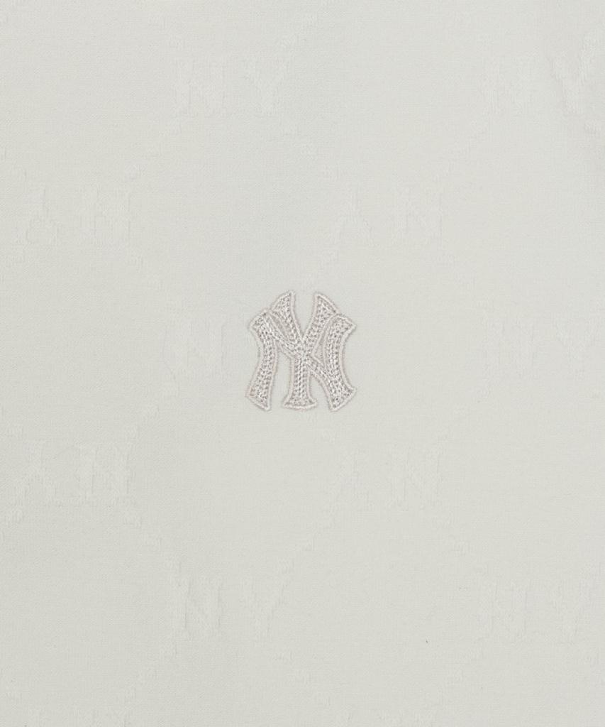 Emelbi Diamond Monogram Jacquard Collar T-Shirt Ny (Ivory)