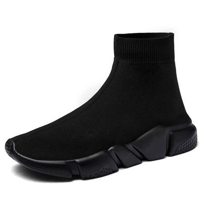 Calcetines Zapatillas Mujer Hombre Parte Superior de Punto Transpirables Zapatos Deportivos Botines Calcetín Mujer Zapatos Gruesos Zapatillas Altas Zapatillas de Running Para Hombre Mujer