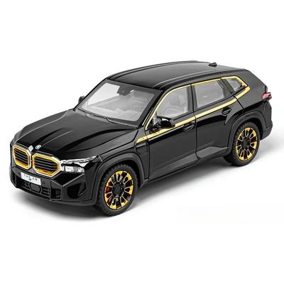 1/24 Scale Simulation BMW XM Alloy Automobile Model Metal Die Cast Ornament Sound Light Children's Toy Car Model Boy's Birthday Gift