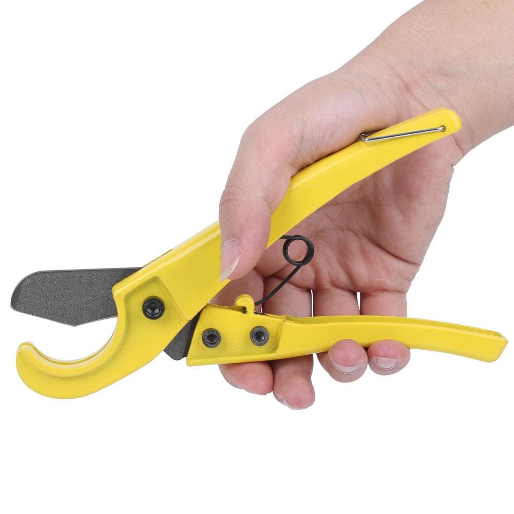 PVC Pipe Cutter Air Water Tube Hose Plastic Plier Plumbing Scissors Steel Cutting Tool