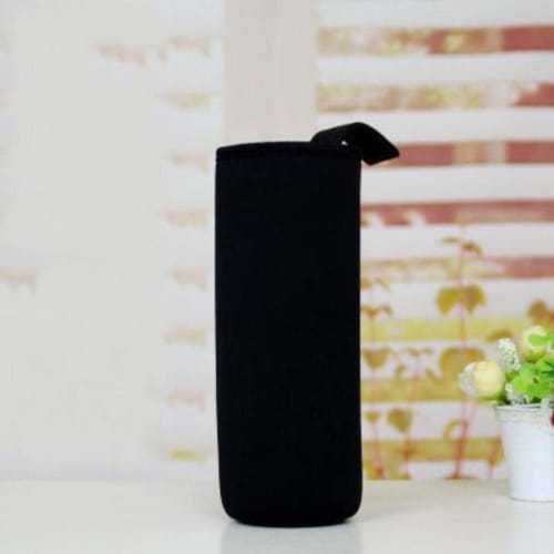 750ml Water Bottle Cover, Insulated Neoprene Water Bottle Case Cover (750ml, Black)