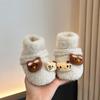 Unisex Baby Soft Sole Pre-walker Shoes & Socks, 0-1 Year, Velvet, Cotton, 6-12 Months, Autumn-Winter