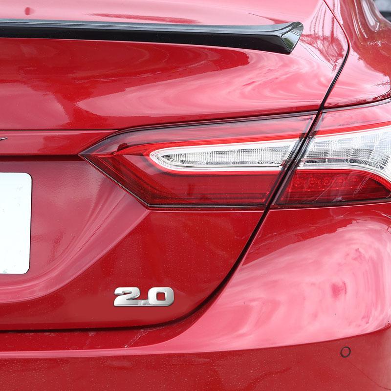 3D Kleines Metall Auto Styling Heckkofferraum 2.0 Logo Emblem Kotflügel Abzeichen Aufkleber für Civic Accord Dekoration Zubehör