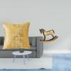 Elegant Rustic Cushion Cover And Rocking Horse Figurine for Home Office Living Room Dorm Car Sofa