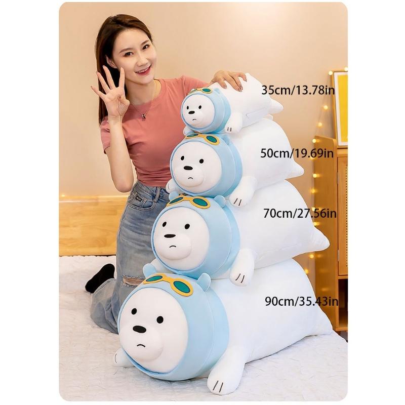 Cute Plush Polar Bear Stuffed Animal Toy