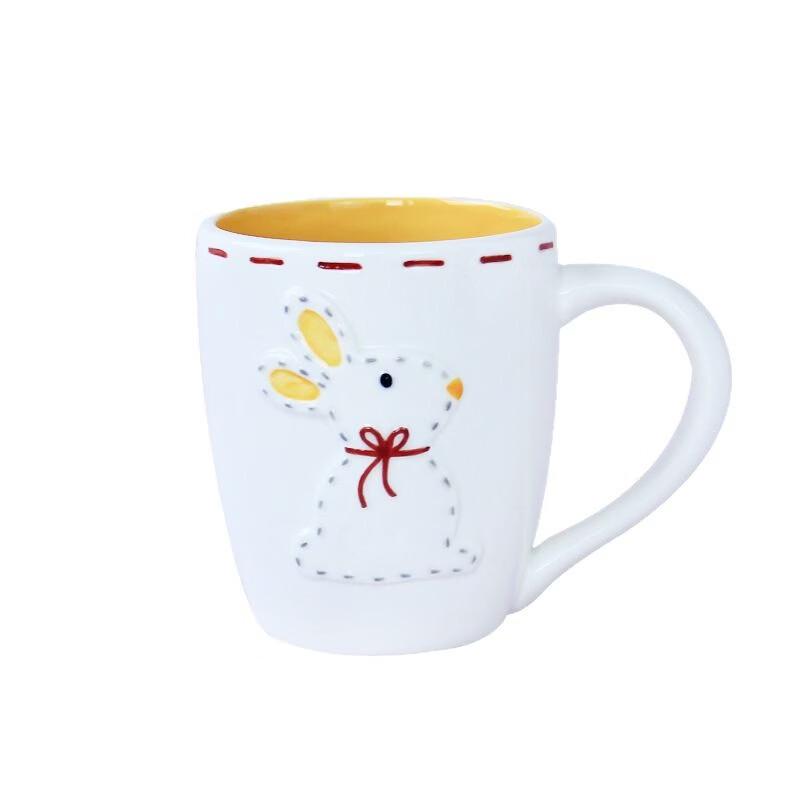 Stitch Rabbit 3D Embossed Bone China Mug