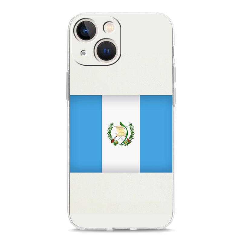 Phone Case For iPhone 17 Air Cases iPhone 16 15 12 13 14 Pro Max SE 7 8 Plus iPhone11 Clear Soft Cover Guatemala Flag