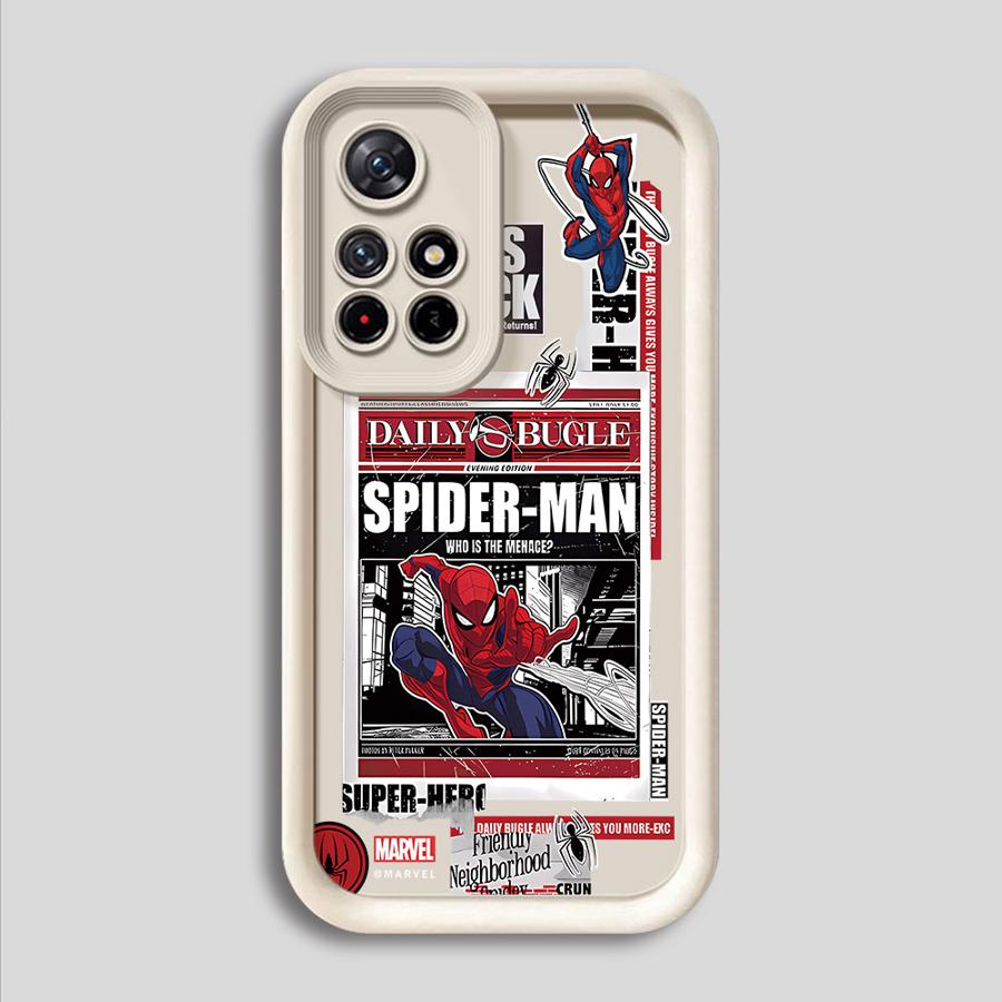 Marvel Spider Man Soft Shell Case for Redmi Note 11s 12s 13 14 Pro Plus 10 11 12 Pro