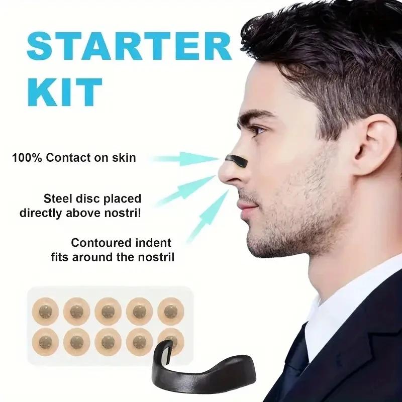 Magnetic Nasal Breathing Dilators Breathable Nose Patch Refill Nose Clip Nasal Dilator Boost Oxygen IntakeSleeping Aid 30pairs