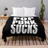Pop Punk Sucks Throw Blanket