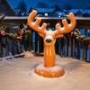 Tuinspellen voor Kerstmis Opblaasbaar Rendier Gewei Ringgooispel, Themafeest Familie Attributen, Binnen Buiten Vakantie Plezier Kinderen Volwassenen Set