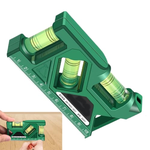 Small Level Tool - Precision Leveler, Multi-Function Bubble Level | Compact, High-Precision Measuring Tool, Leveling Tool for Carpenters and Construct