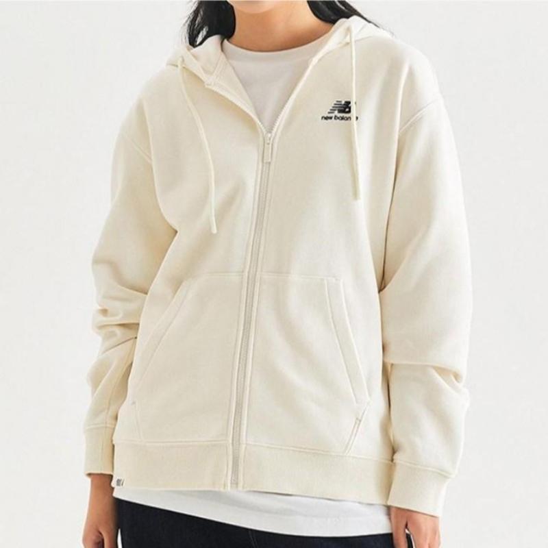 New Balance Basic Logo Brushed Hoodie Zip Up Nbmdd41013