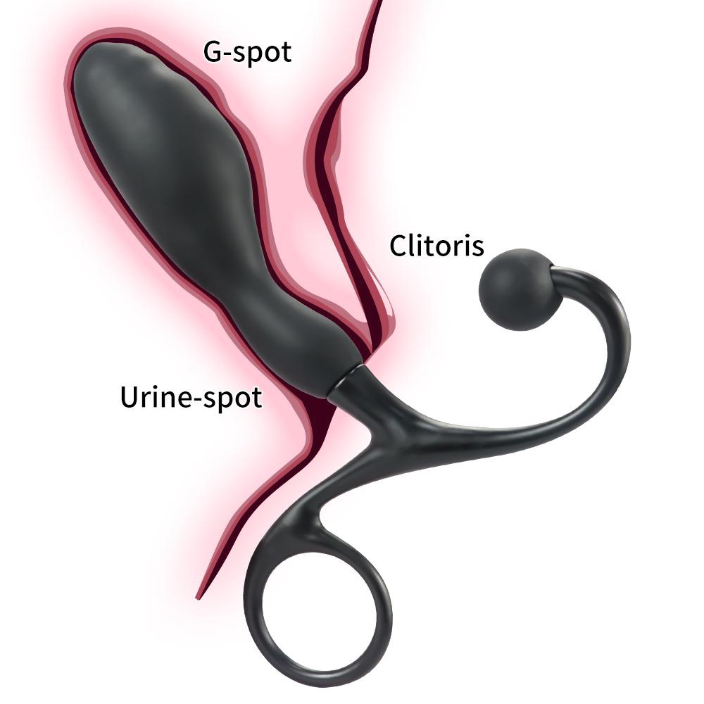 Silicone Vaginal Stimulation Anal Plug 2 In 1, Male Prostate Stimulation, Female Vaginal Anal Masturbator, Adult Sex Toys 18+