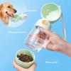 Portable 2-in-1 Dog Water Bottle & Food Container Pet Hydration System, Pet Outdoor Walks or Travel Water Bottle Pet Supplies