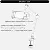 Tablet Holder for Bed Adjustable Tablet Phone Bed Stand Mount 360 Degree Rotatable Foldable Carbon Steel Arm Holder