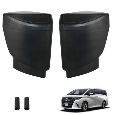 Foefen Alphard 40 Series Vellfire 40 Series Dedicated 2nd Row Door Trash Set of with Trash Bag ABS Easy Car Car Interior Interior Parts / Can, 2, Lid,