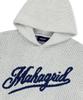 MAHAGRID Script Logo Knit Hoodie Ivory(Mg2Efmk640A)