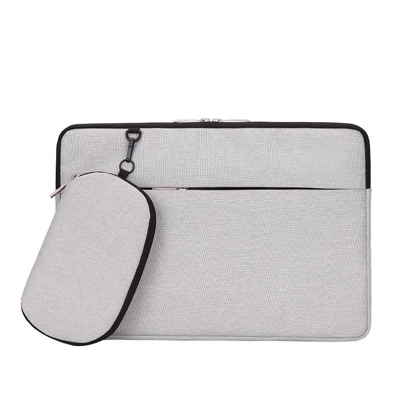 

TS JYL laptop bag,Business Shoulder Bag Solid Polyester Metal Casual Laptop Bag 15 inches білий