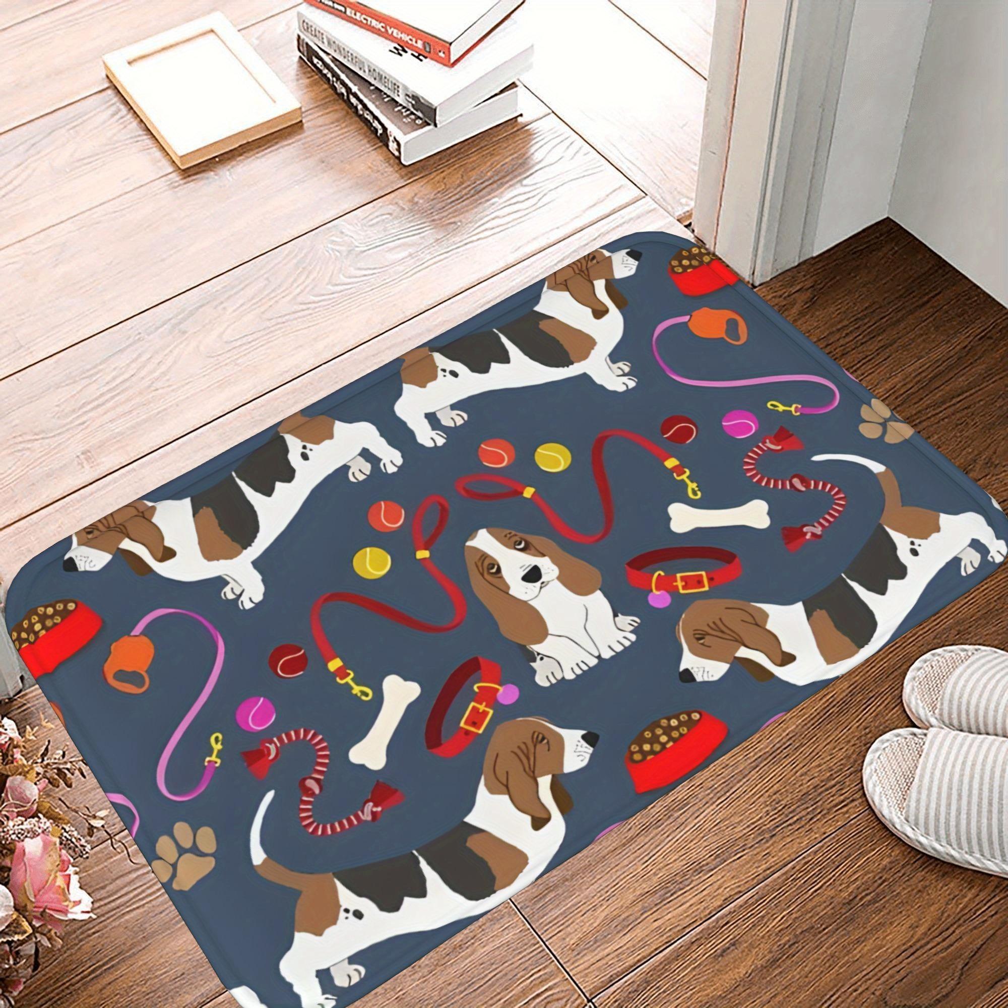 

1PC Puppy Playfround Kitchen Rug Non-Slip Door Mat Pop design Bathroom Rug Bath Mat Carpet for Home Sink Laundry ecoreeree 40cm x 60cm