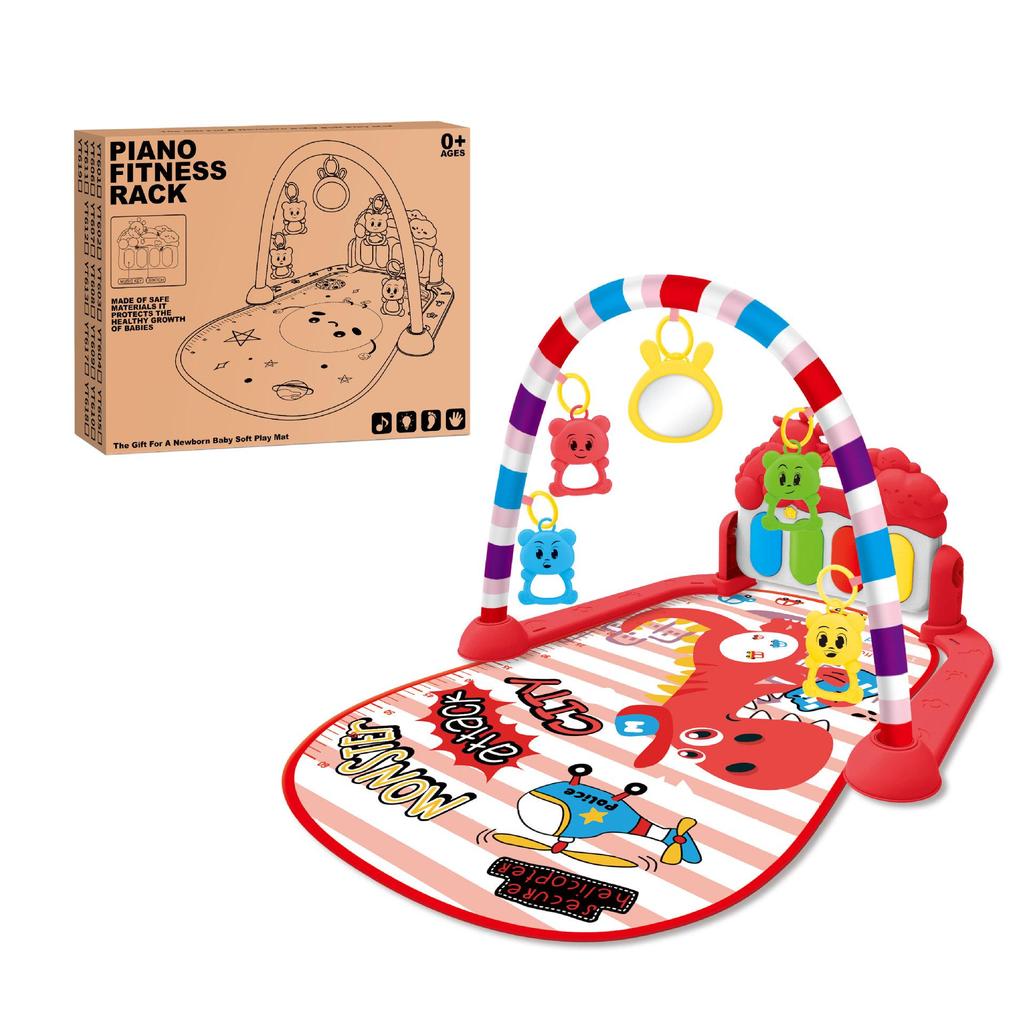 Newborn Baby Piano Gym Mat: Musical Play Toy for Infants