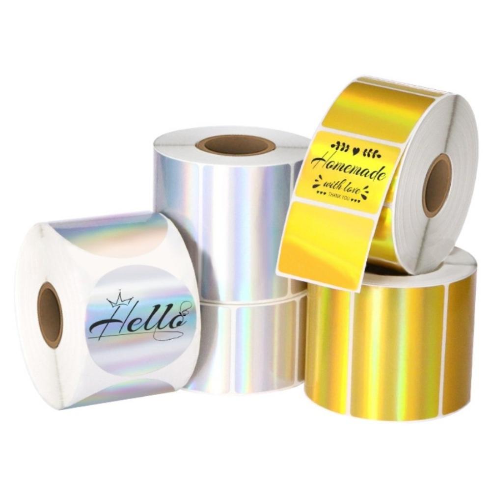 230pcs New Thermal Laser Label Paper 40x30 Mm Tear-resistant Label Roll Self Adhesive Waterproof Printer Paper