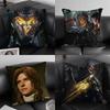 1pc The First Descendant Game Pillow Case Fashion Square Pillowcase Bedroom Sofa Room Ins Decoration Leisure