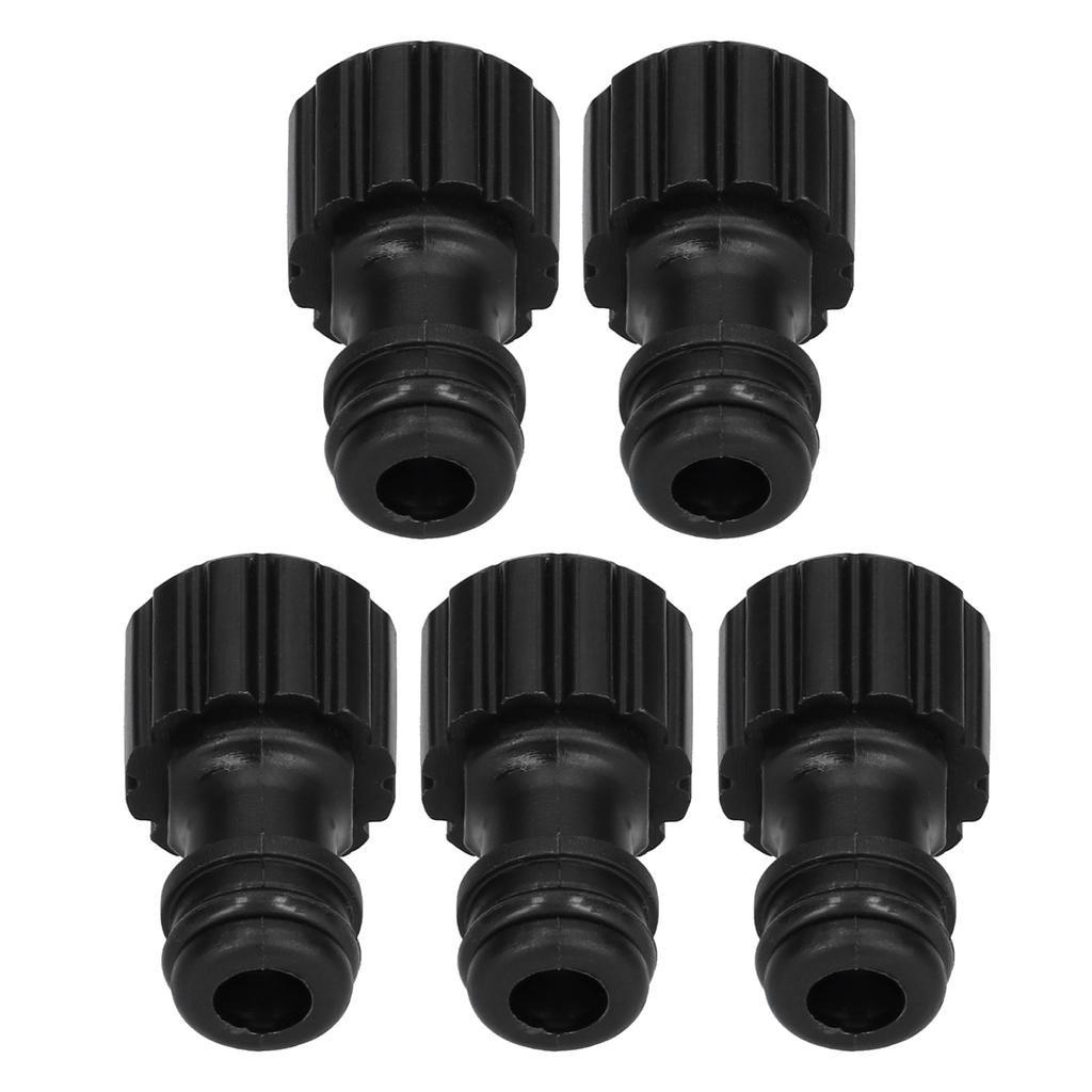 5 PIÈCES Raccord Mamelon Filetage Femelle G3/8 Connecteur Rapide Robinet en Plastique Eau Irrigation Jardin