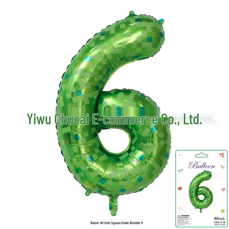 Décoration Bandeau Rayé à Carreaux Vache Dégradé 40" - Grand Chiffre pour Scène de Fête d'Anniversaire de Bébé