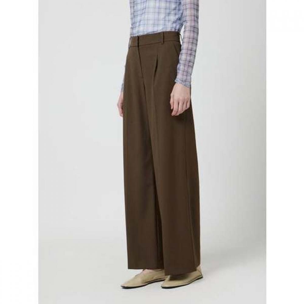 Cc Collect Wool Blend Wide Trousers C253msa001