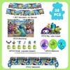 Cartoon Birthday Party Supplies, Cartoon Party Decorations Set - Cartoon Balloons Banners Cake Topper Etc for Kids Cartoon Birthday Party
