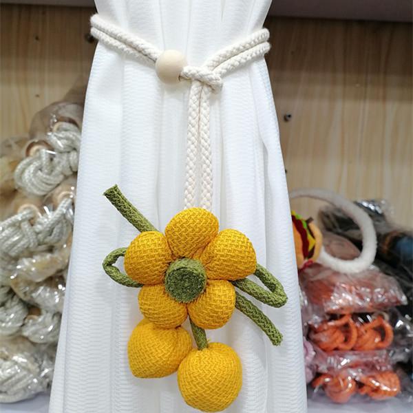 Pumpkin String Pendants, Curtain Ties, Gauze Ties, Fabric Cartoon, Adjustable Hemp Ropes, Cute Accents, Modern