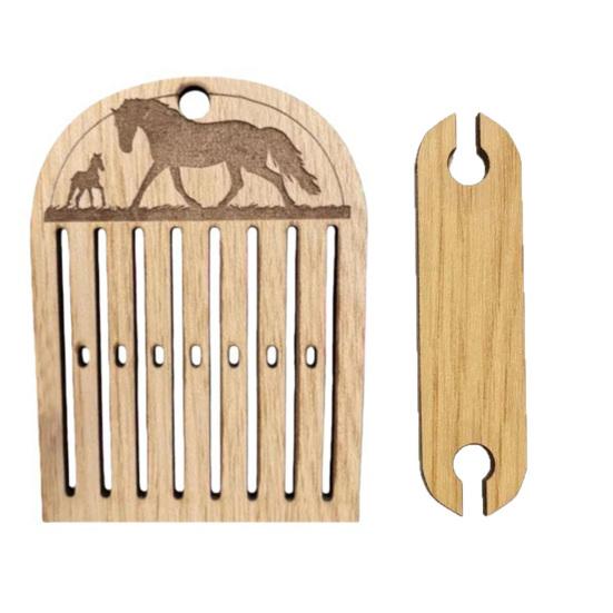 Rigid Heddle Backstrap Loom Kit Small Wooden Belt Weaving Tools Beginners Bracelets Bags Belts Camera Straps Bandweaving Shuttle Kit