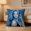 Princess of Pop  BBritney  Spears Pillow Case Cushion Cover Throw Pillow Case For Car Sofa