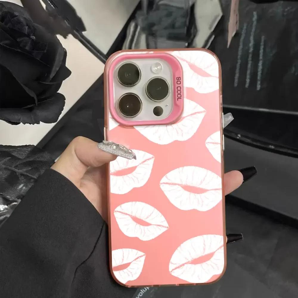 Red Lips Case For Tecno Spark Go 2024 2023 2022 2021 Spark 20 10 Pro 10 10C 20C 6 Go KE5 Phone Cover For Tecno Spark 8C 9 Fundas