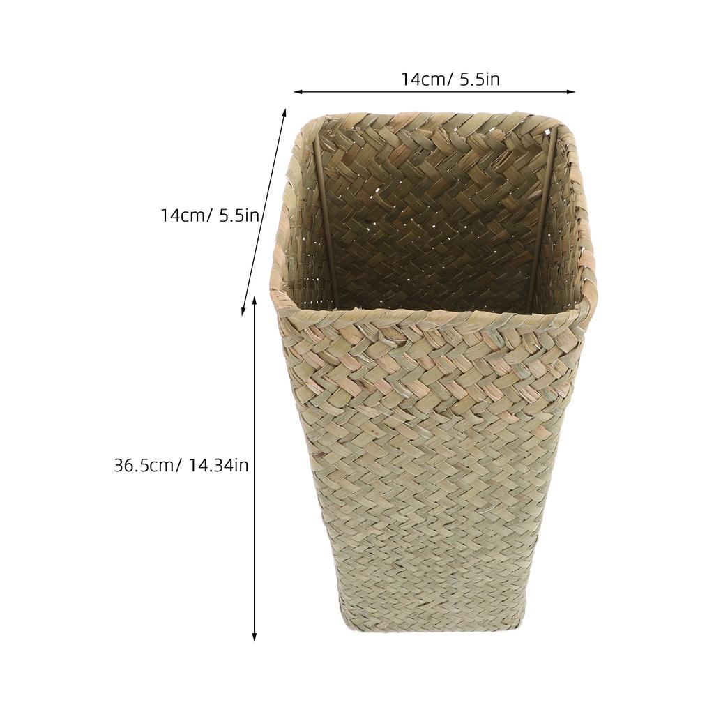 Hand-Woven Tall Wicker Vase For Fresh Dried Flowers Modern Boho Decorative Floor Vase Woven Flower Container Basket Vases Home