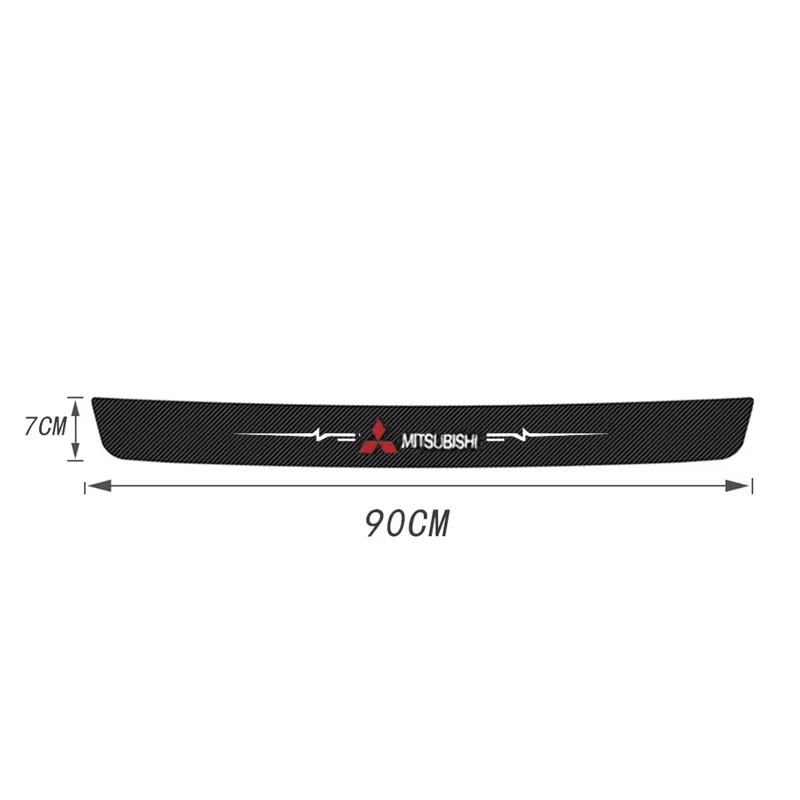 

Car Door Sill Protector Sticker Threshold Decal for Mitsubishi Lancer Outlander ASX L200 Colt Pajero Eclipse Ralliart EVO Delica